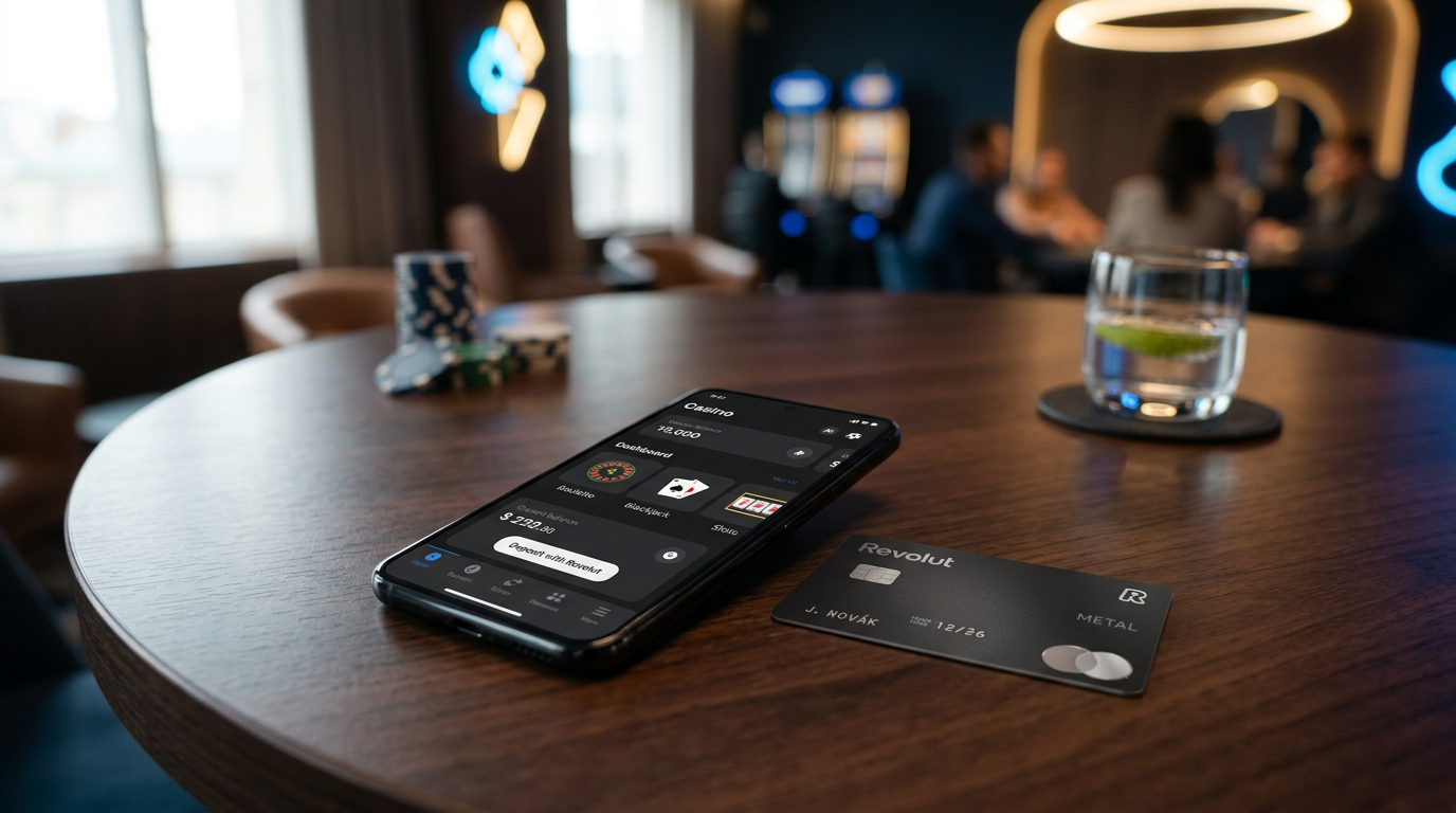 Revolut karta a smartphone s casino aplikací pro rychlé platby